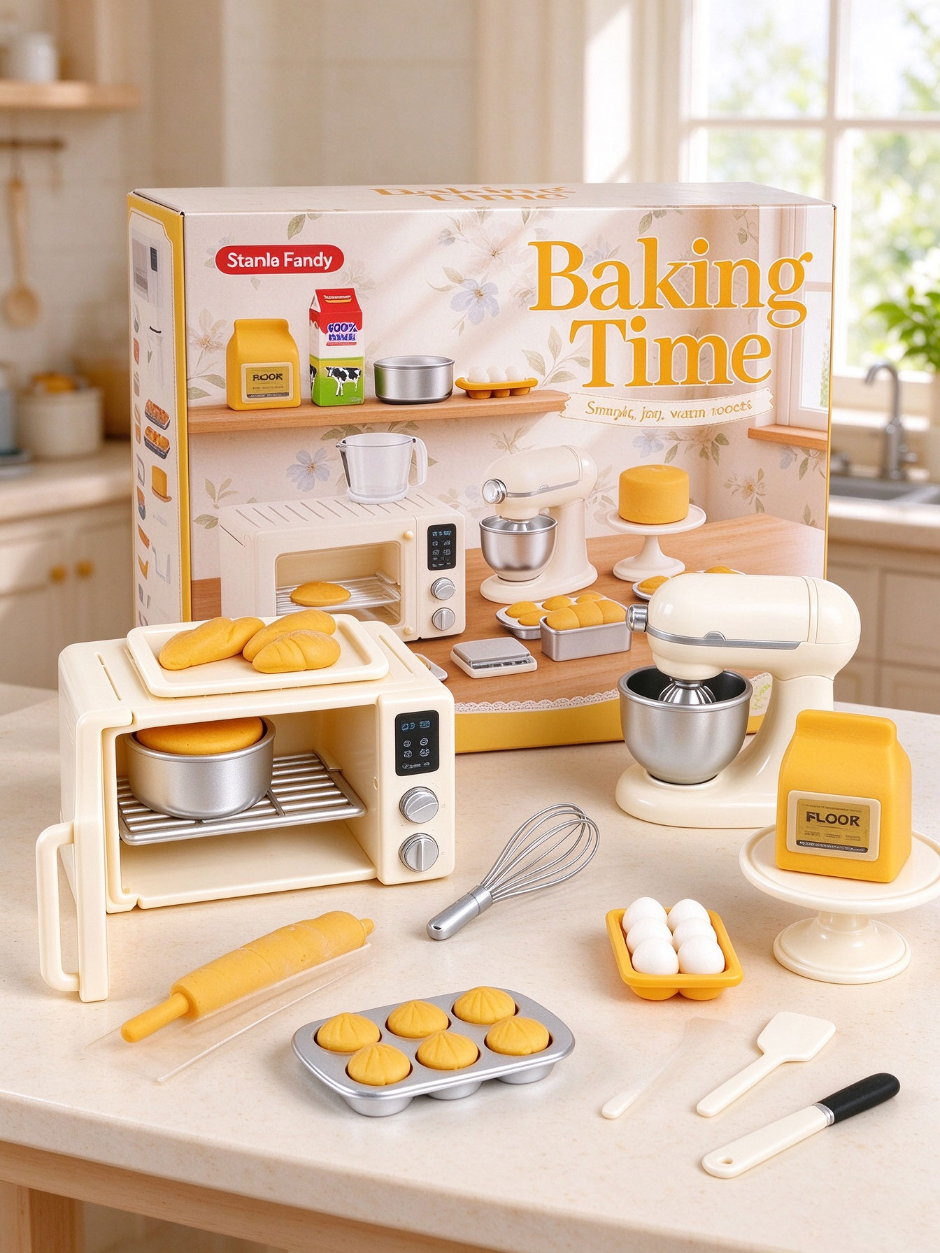 Kids Toys Kitchen Set - Zestaw zabawek do odgrywania ról: mini