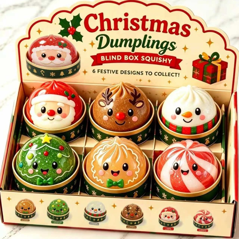 Kids Toys Xmas - Świąteczny gniotek w pudełku – zabawka