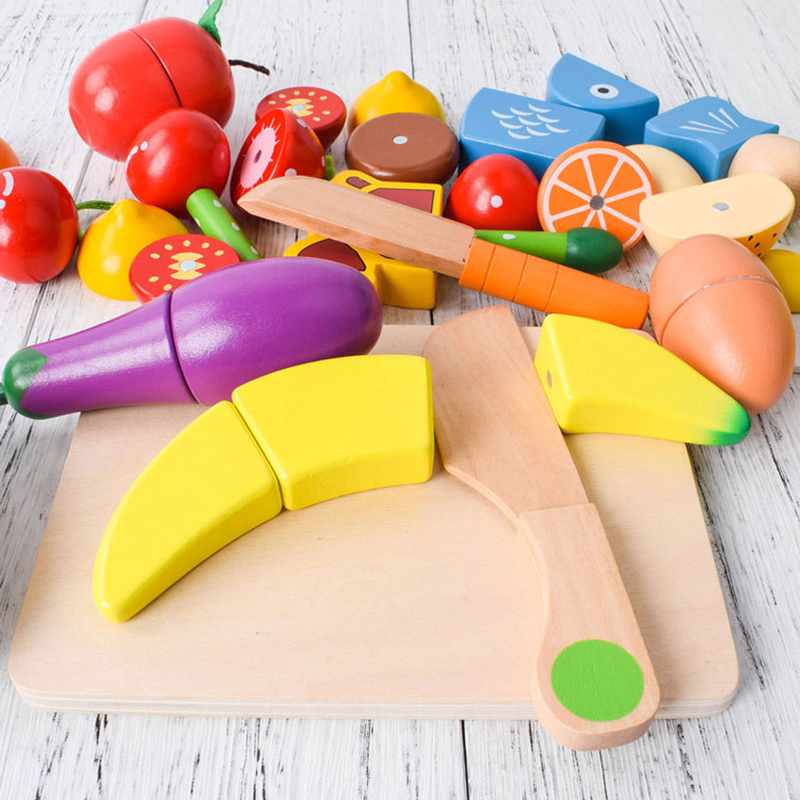 1 szt. Drewniana zabawka magne – Kids Toys Kitchen Set recenzja i cena